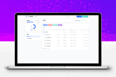 全新轻量化个人云盘系统源码 PC+H5自适应