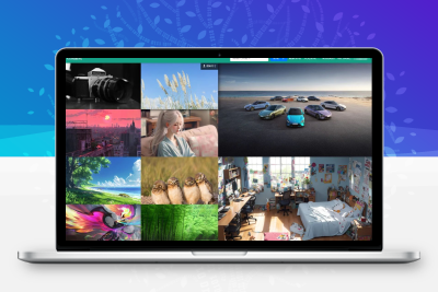 自采集在线电脑壁纸系统源码v2.0 自适应双端